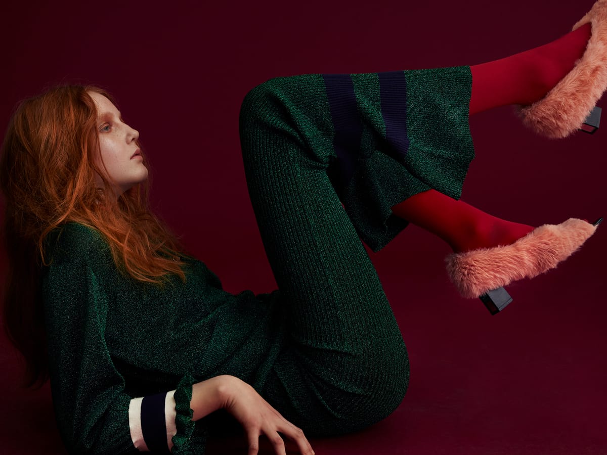 Red for Revs Mag, makeup by Jessica de la Torre (image 6 of 8)